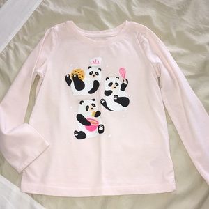 MUST BUNDLE | CUTE ‘COOKING PANDAS’ GIRLS PINK TOP